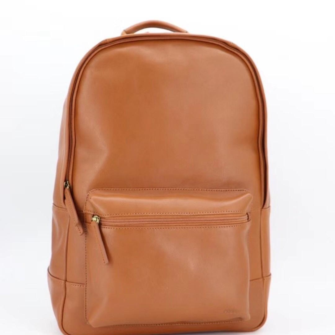 estate casual leather backpack