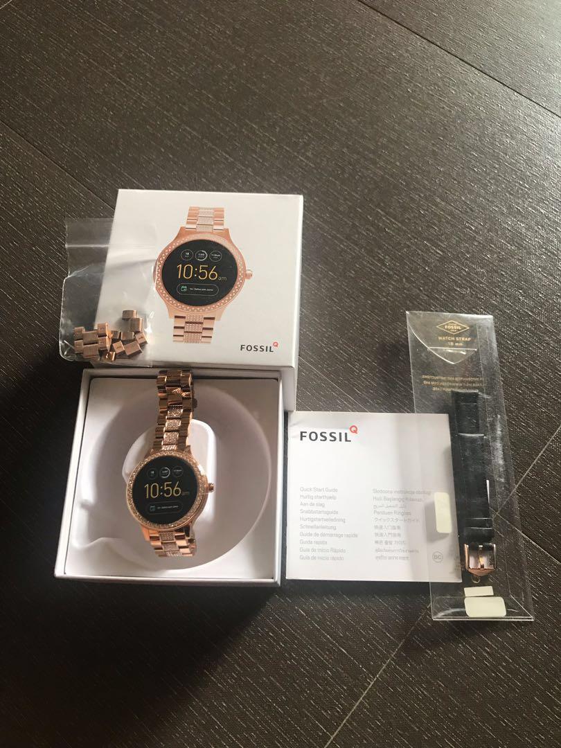 fossil gen 3 rose gold
