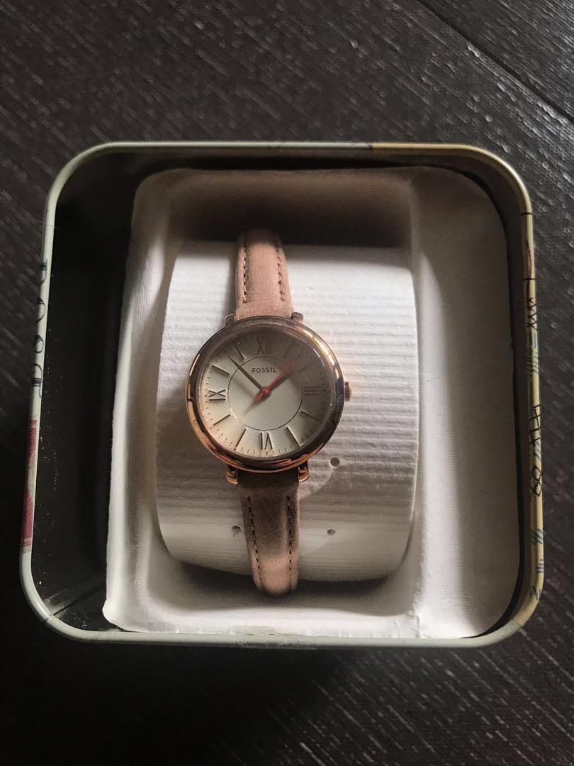 Fossil ladies Jacqueline mini sand leather watch