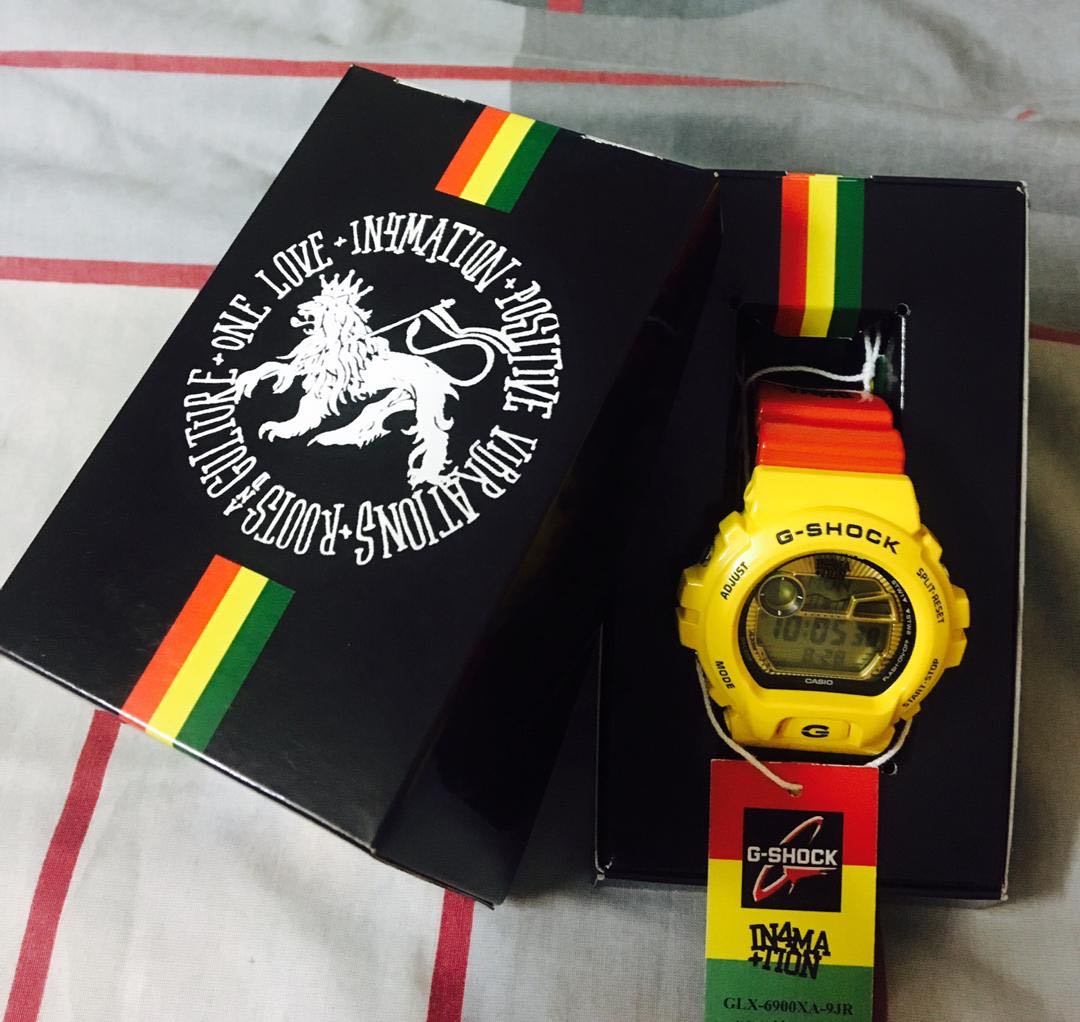 G SHOCK GLX 6900 INAMATION Rasta Men s Fashion Watches