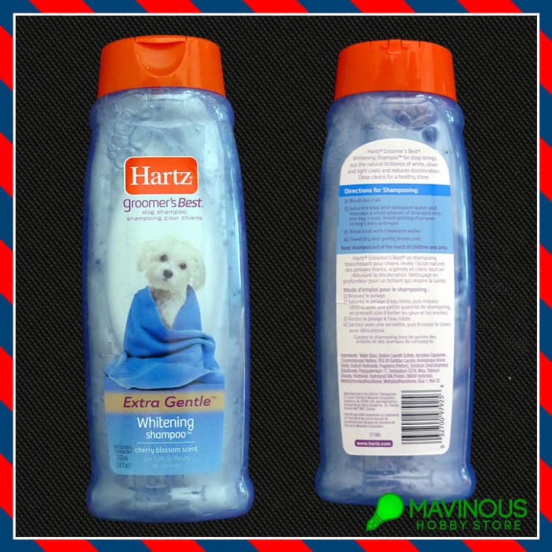 Hartz Groomer Best Whitener Shampoo Dog Anjing Putih Maltese Kilat