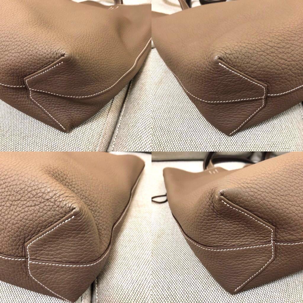 Hermes Double Sens 45 etoupe/taupe, Luxury, Bags & Wallets on Carousell