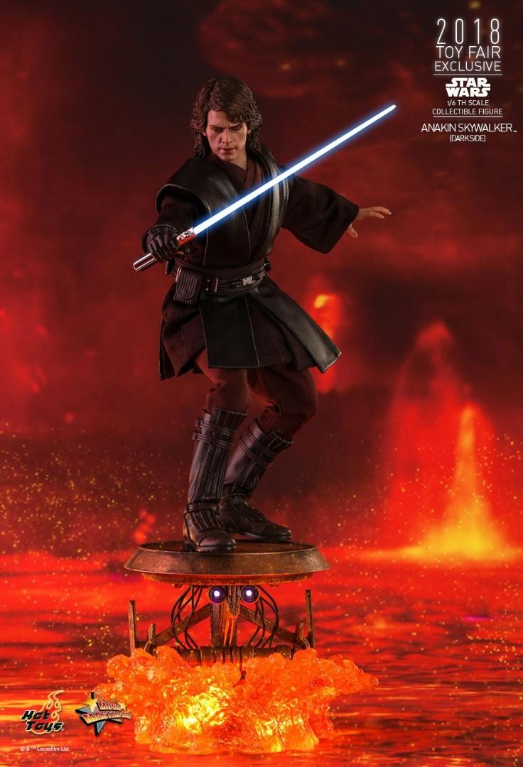 RESERVED TILL WEDNESDAY till 12 pm*** Hot Toys Star Wars Episode III  Revenge of the Sith Dark Side Anakin Skywalker Sideshow Version TOYFAIR  SDCC STGCC Exclusive, Hobbies & Toys, Toys & Games