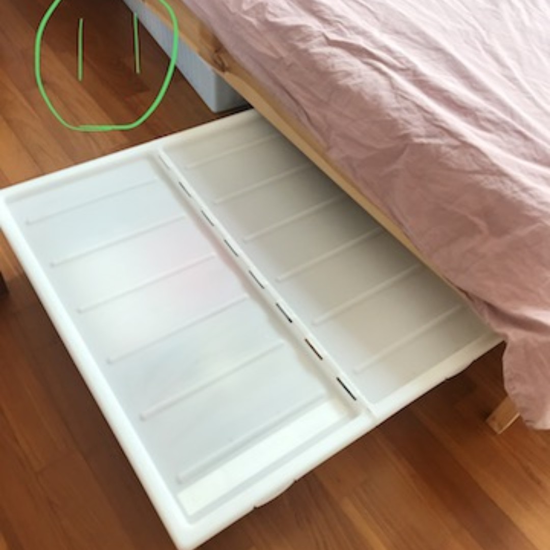 IKEA Storage Under Bed, Furniture & Home Living, Furniture, Bed Frames