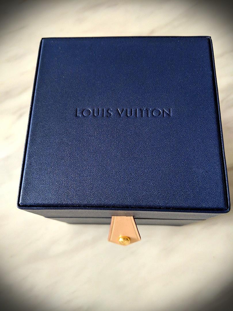 Louis Vuitton Grey Stainless Steel Time Zone Table Clock Q5Q000