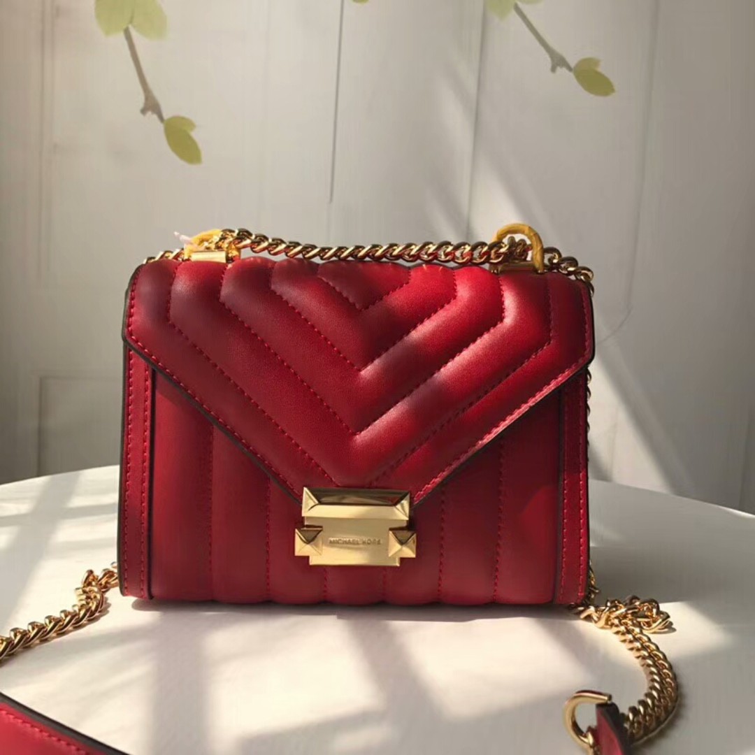 michael kors whitney red