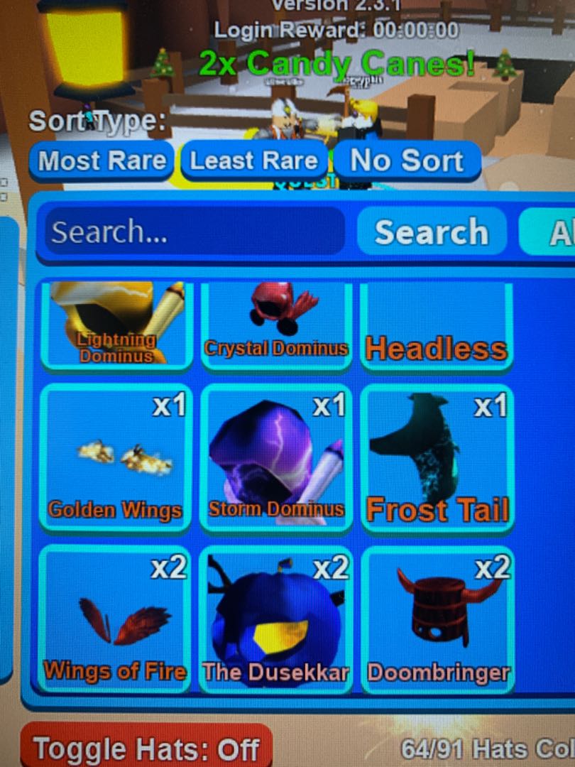 Mining Simulator Mythic Hats Only 2 Each Toys Games Video