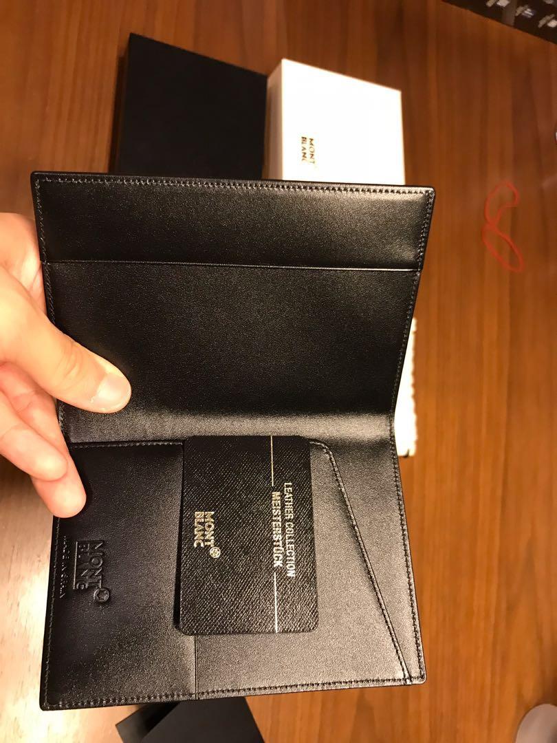 Montblanc Passport Holder, Men's Fashion, Watches & Accessories, Wallets & Card Holders on Carousell