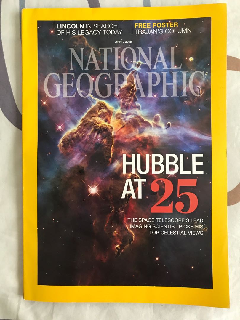 National Geographic : Hubble at 25, Books & Stationery, Magazines & Others  on Carousell