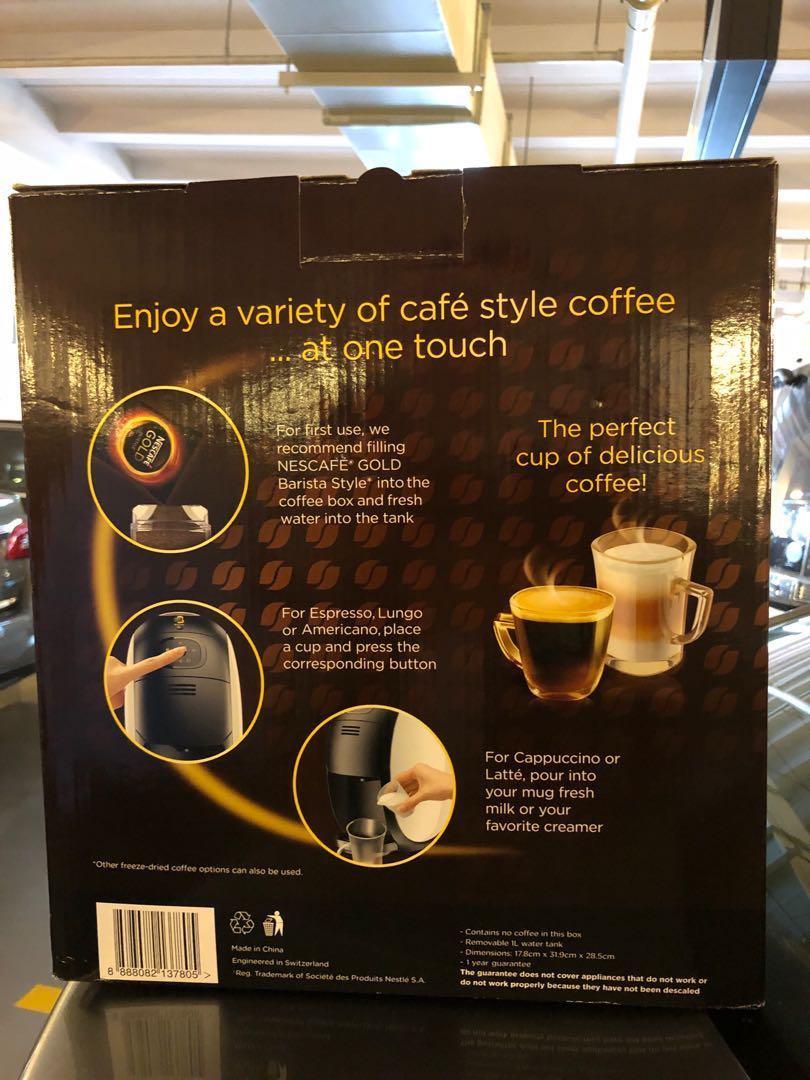 Nescafe Barista Gold Blend Barista Auto Coffee Machine Food Drinks Beverages On Carousell