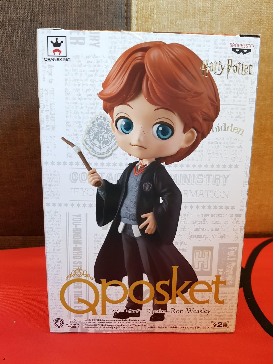 New Q Posket Harry Potter Ron Weasley A 1 In Stock Toys Games Bricks Figurines On Carousell