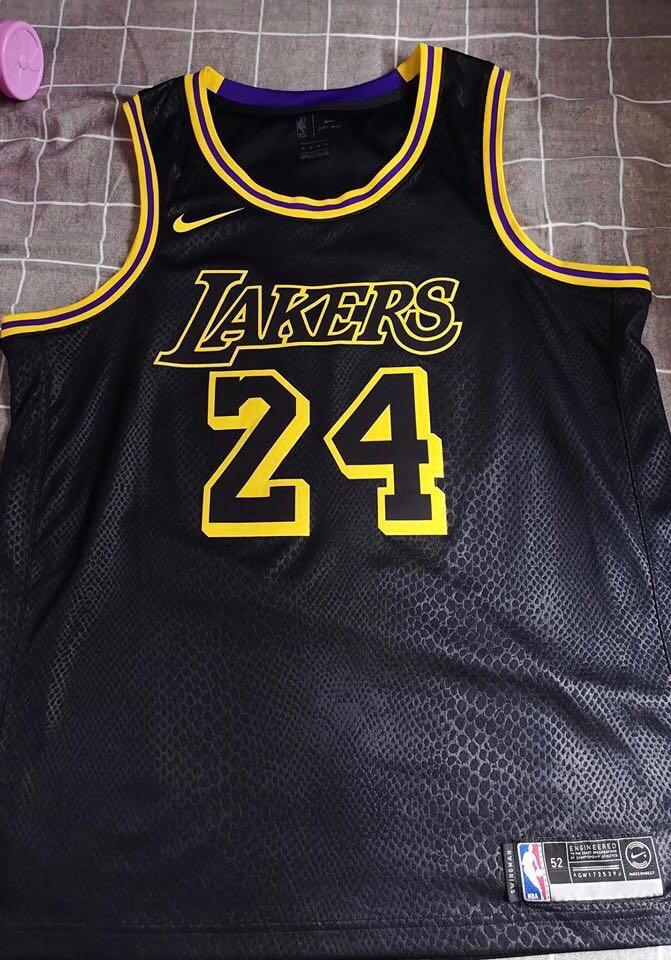 Nike Swingman Lakers Kobe City Edition Jersey Sports Athletic Sports Clothing On Carousell