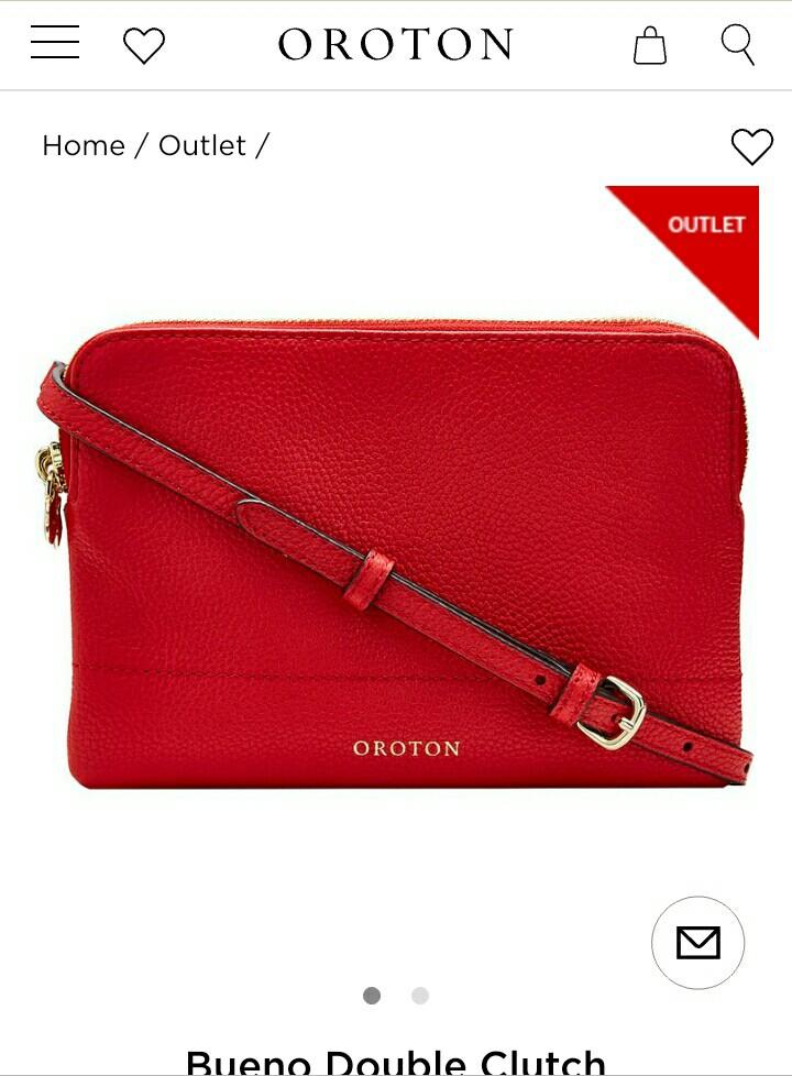 oroton bueno double clutch