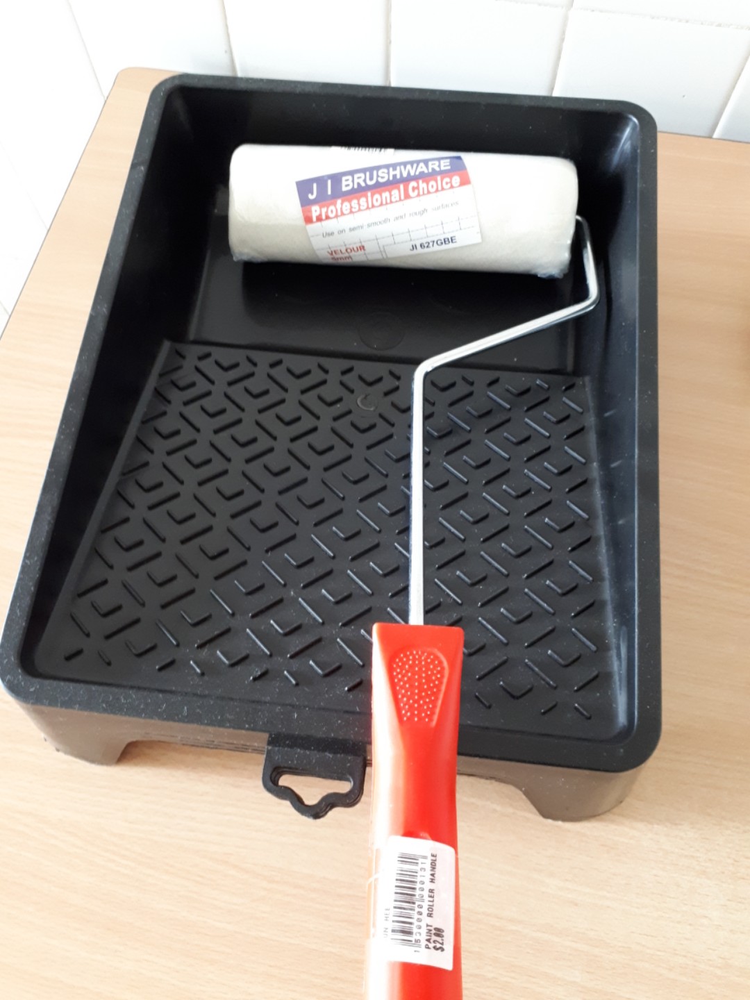 10 For All Paint Roller With Handle 3 Paint Tray Furniture Home Living Furniture Other Home Furniture On Carousell