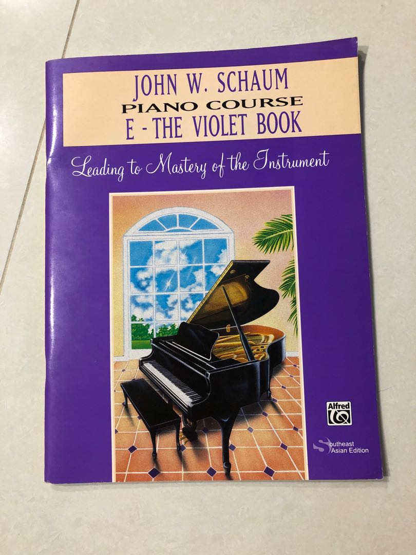 Piano Books John W. Schaum Violet Book, Books & Stationery, Textbooks,  Professional Studies on Carousell