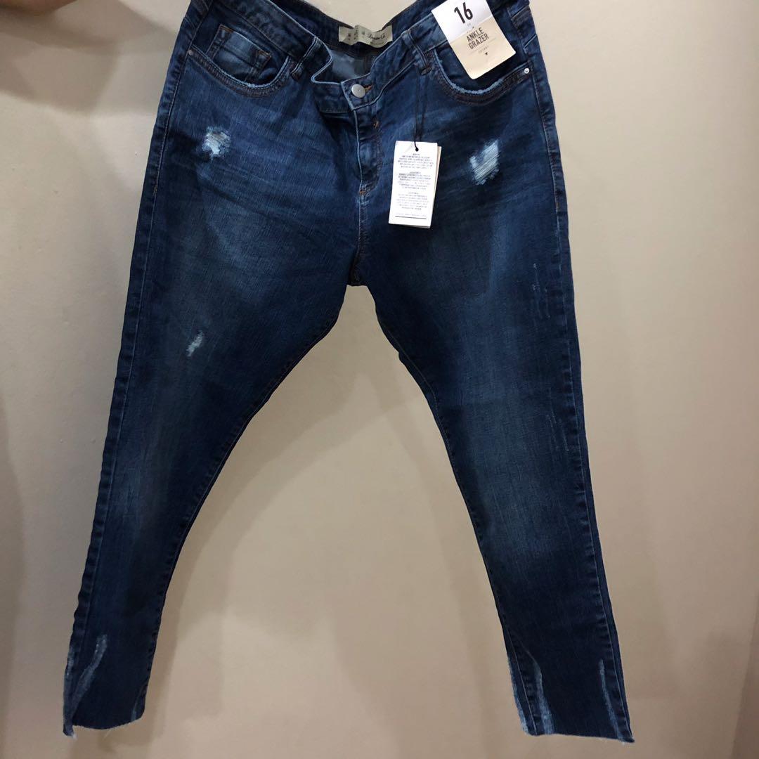 primark blue ripped jeans