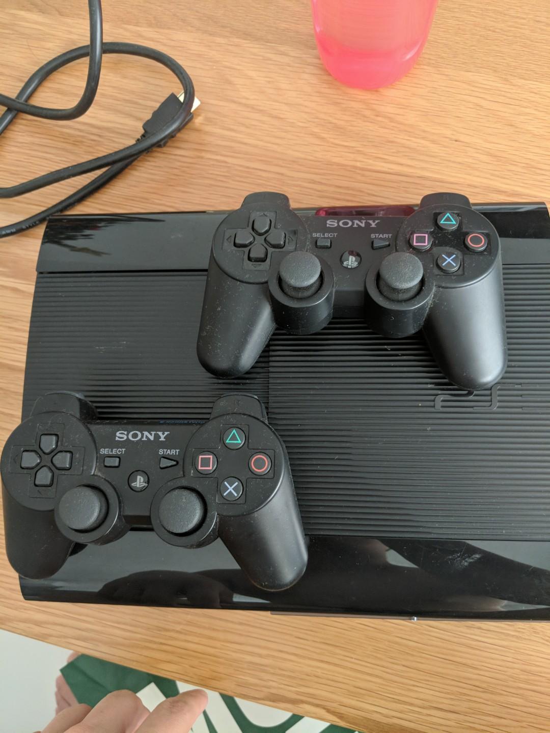 ps3 with two controllers