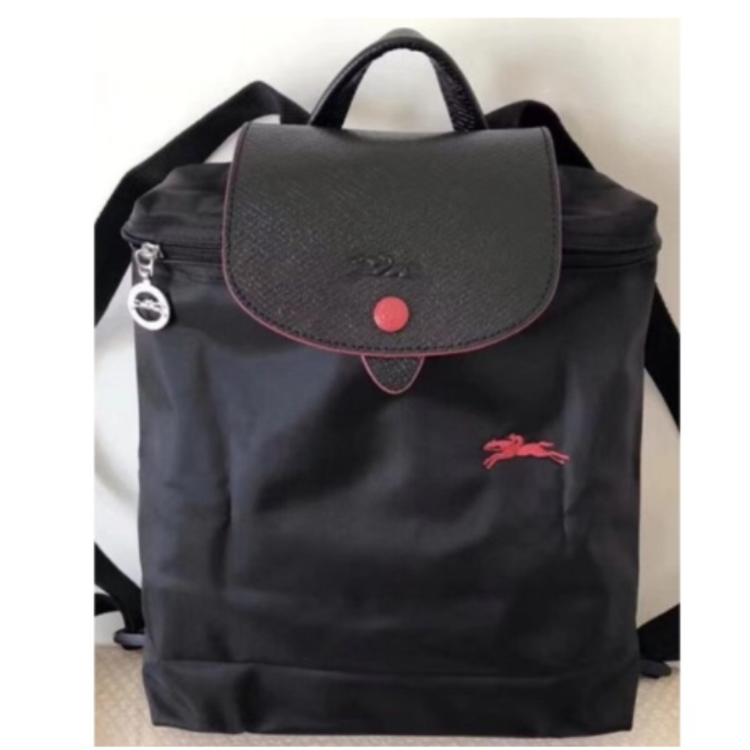 (READY STOCK) Longchamp 1699 Club Le Pliage Backpack - Black, Luxury, Bags & Wallets, Backpacks ...