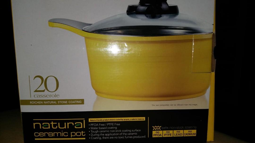 Roichen Natural Ceramic 20cm Casserole Home Appliances Kitchenware On Carousell