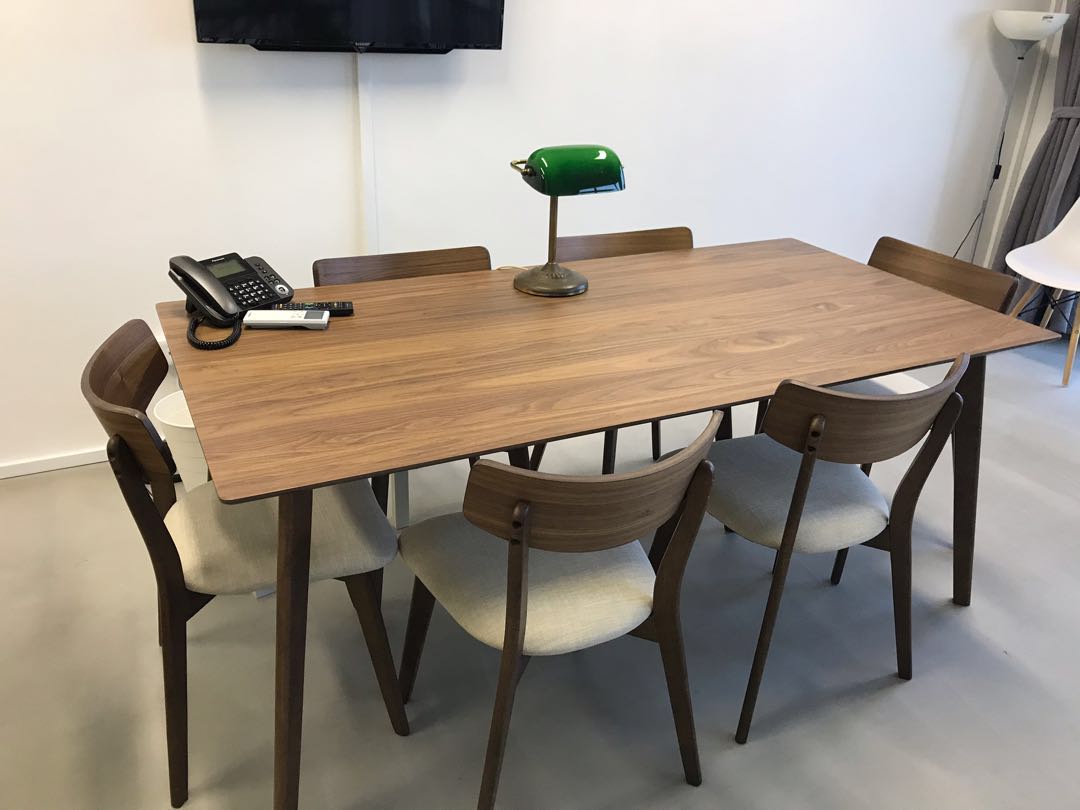 Ross Dining Table Set In Oak W Chairs Furniture Tables Share This Listing