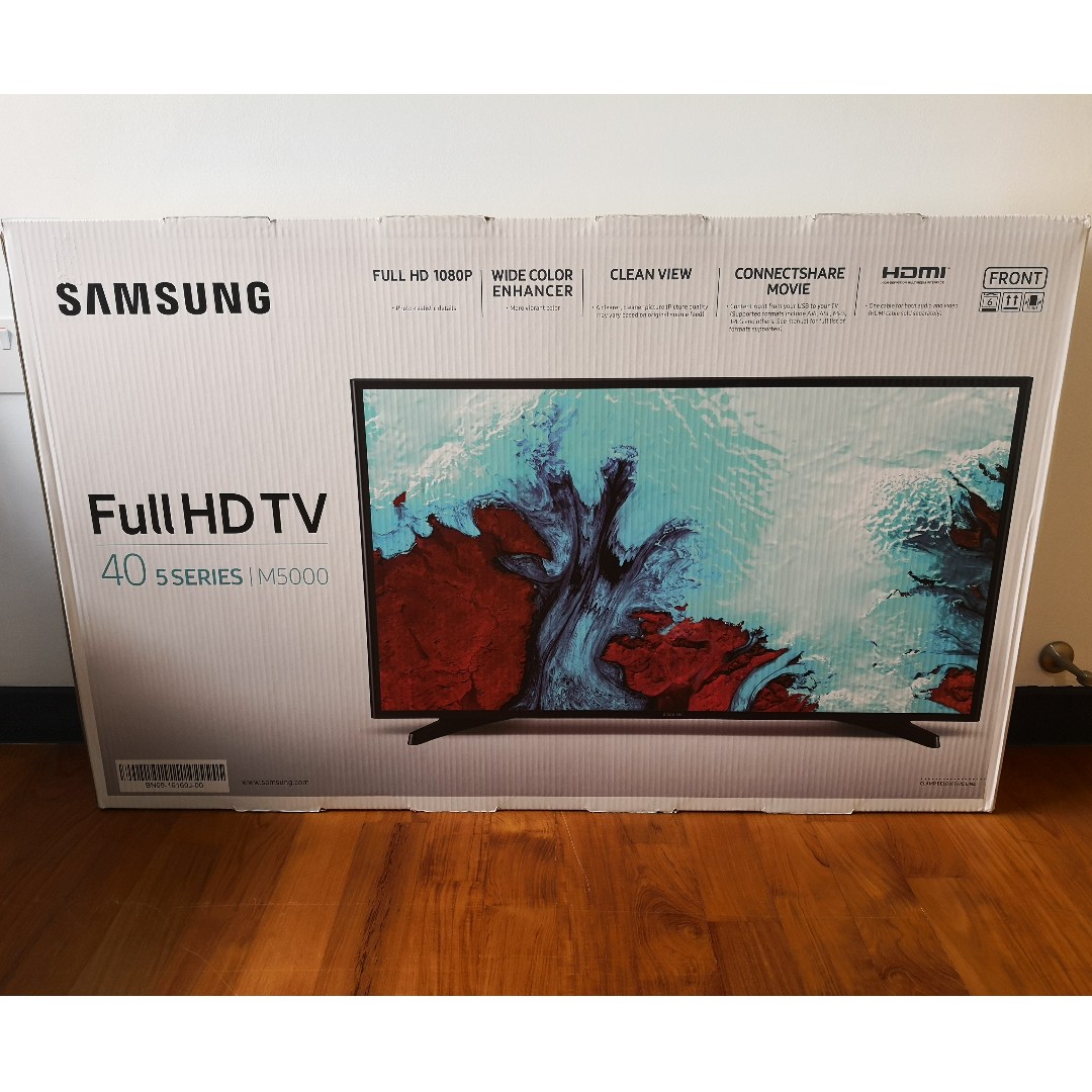 samsung led tv 40 inch flat digital full hd ua40m5000ak