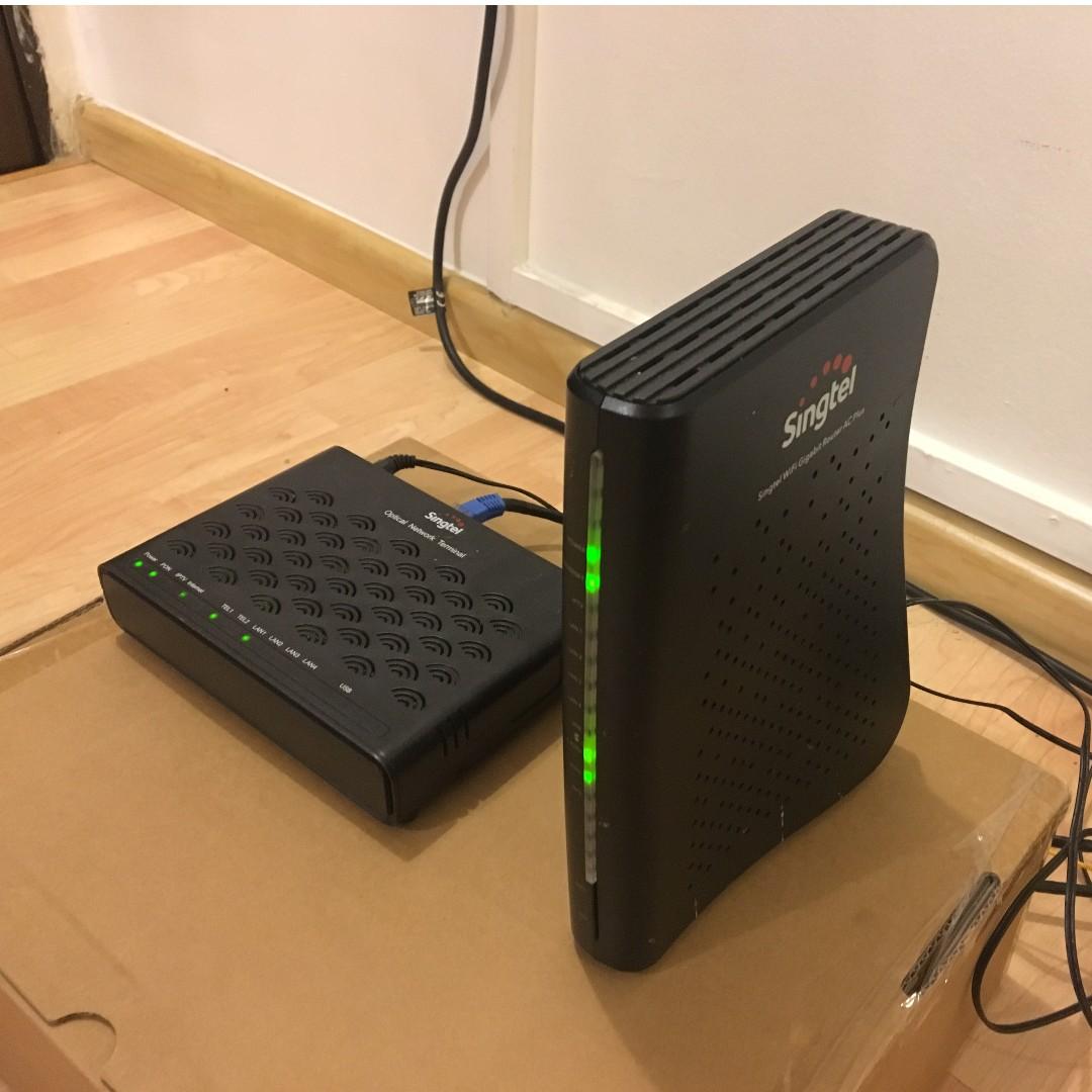 Singtel AC Plus Router Fibre Broadband, Computers & Tech