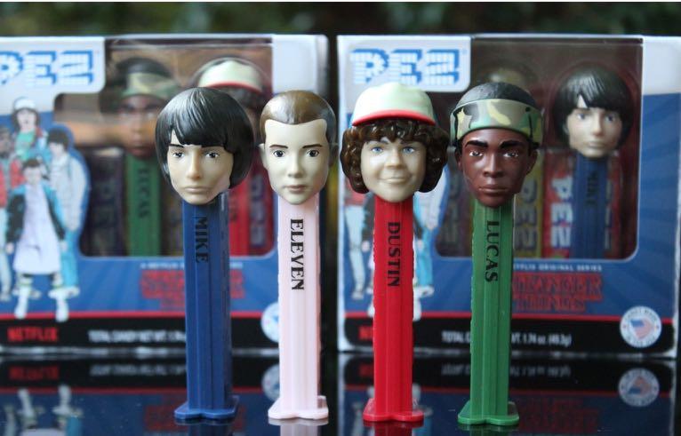 Stranger Things pez set of 4, Hobbies & Toys, Toys & Games on Carousell