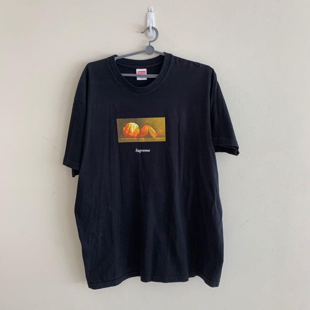 Supreme orange sale peel tee