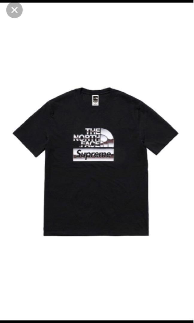 north face logo t shirt