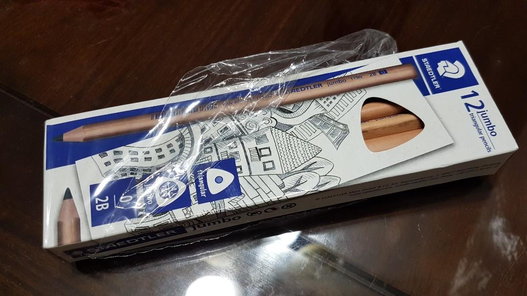 Thick Triangular 2b Pencils Books Stationery Stationery On