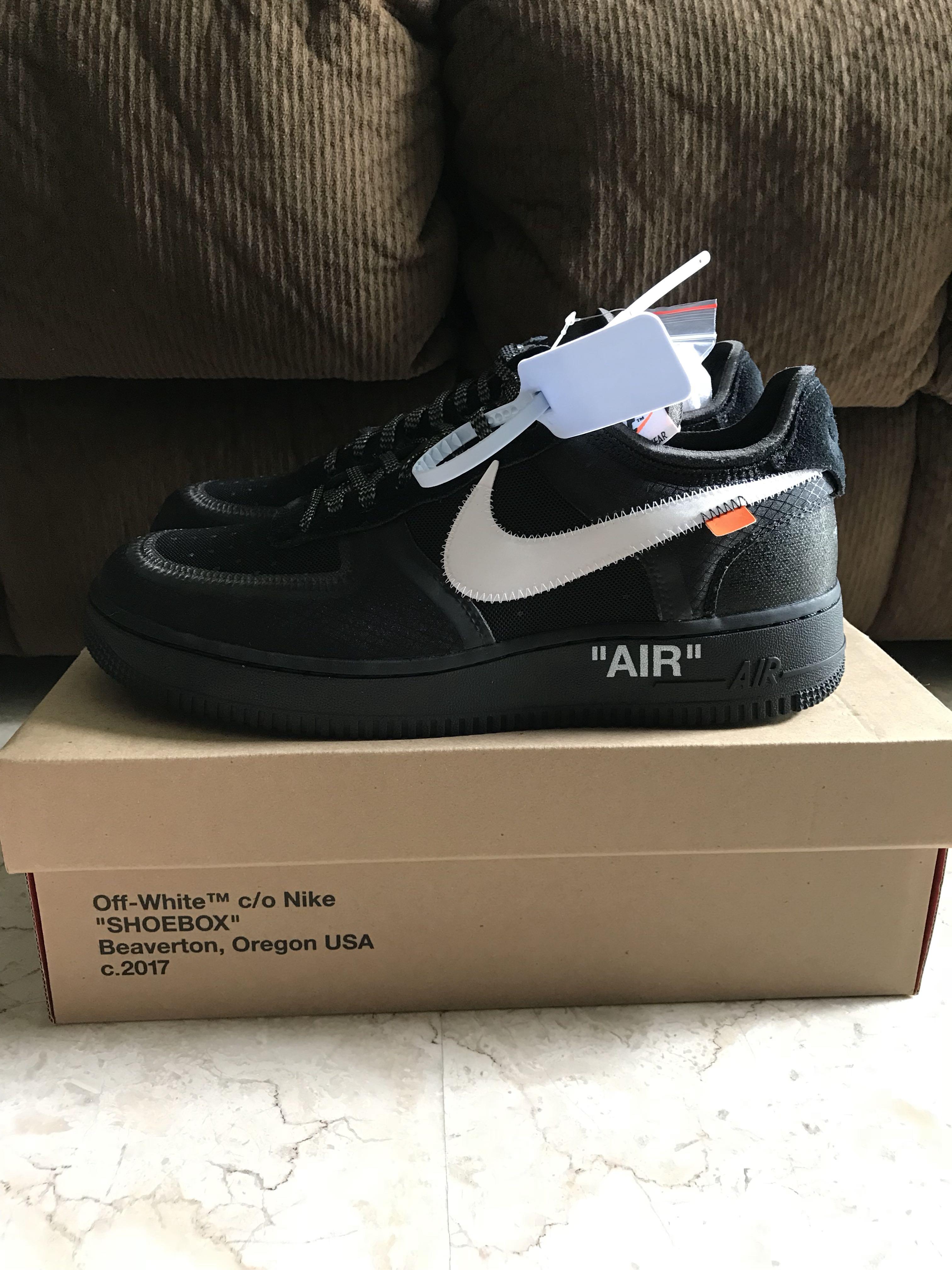 off white nike air force price