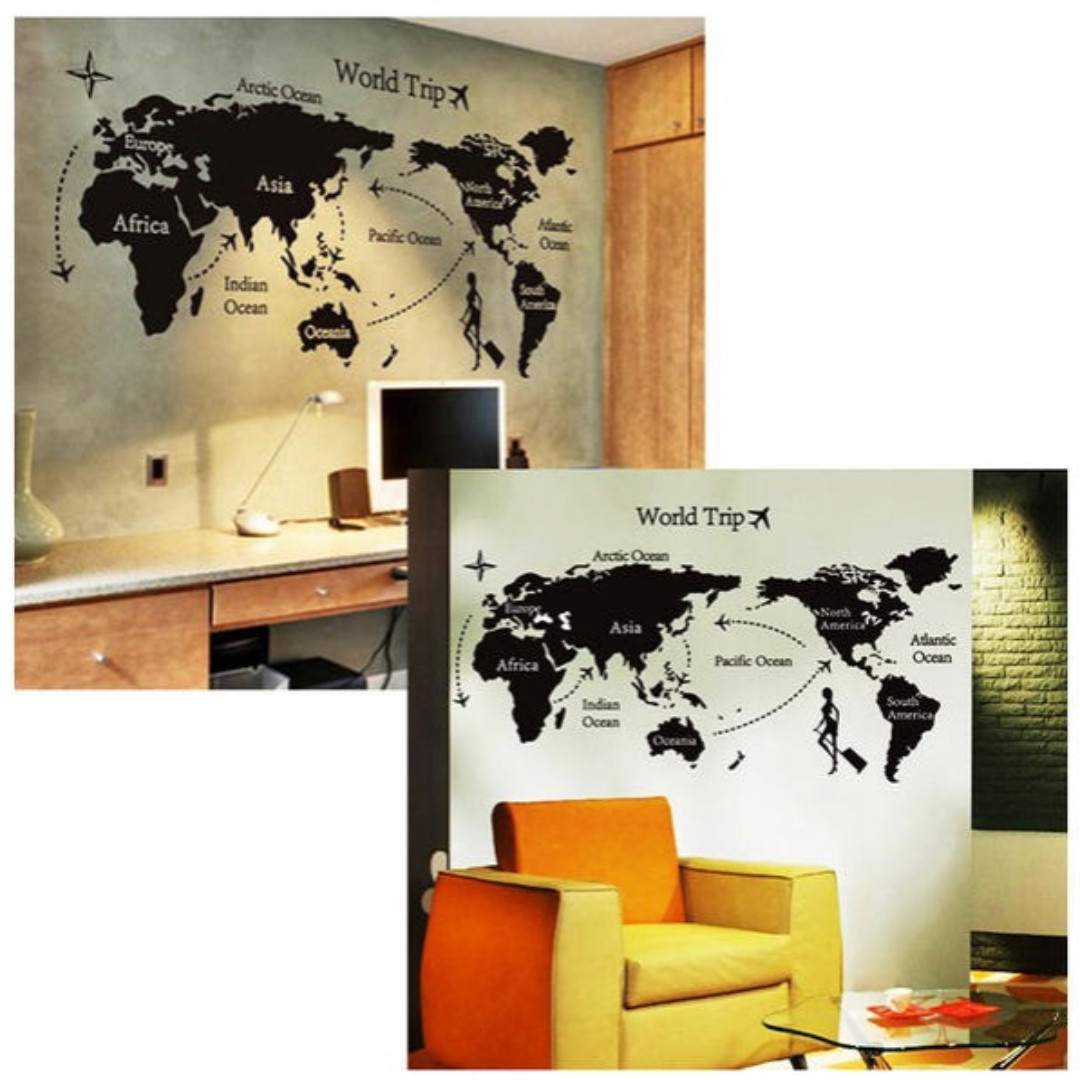 Wallpaper sticker sticker decal, Furniture, Home Decor, Others on Carousell
