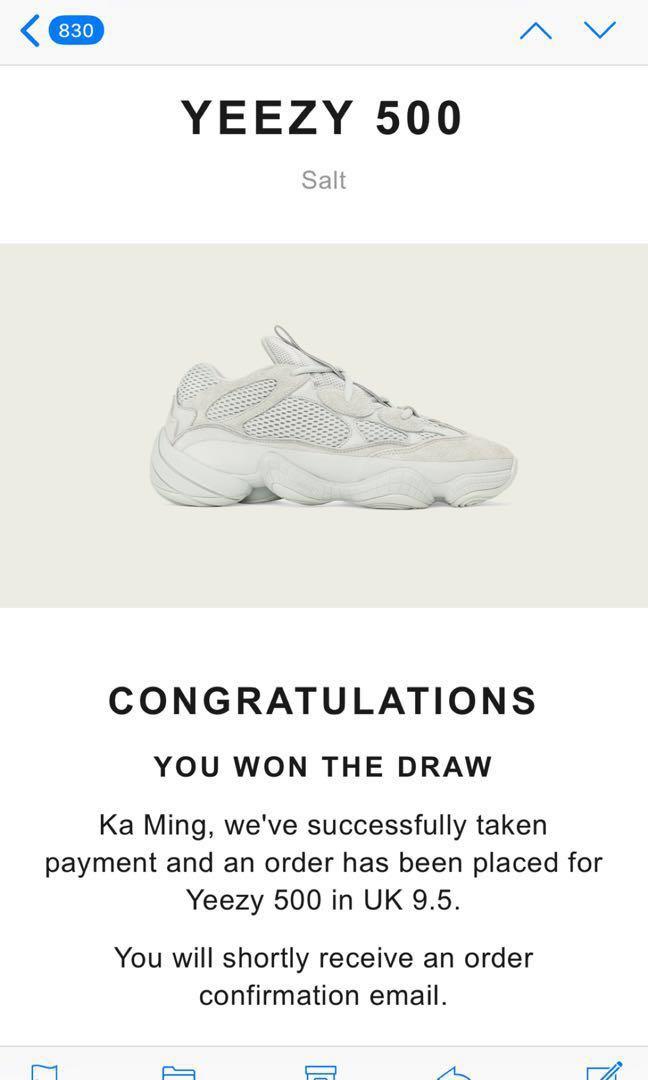 WTS YEEZY Salt 500 UK9.5 End clothing MTR Carousell