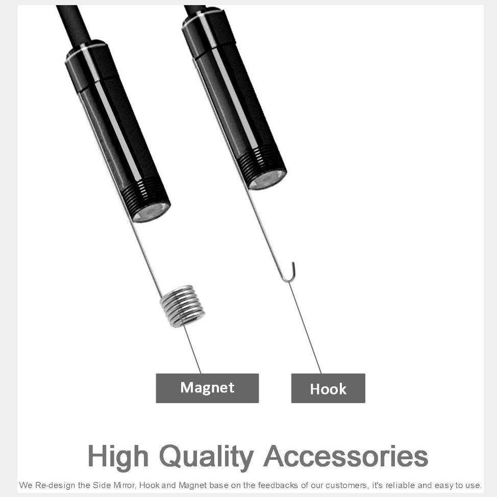 YPC WIFI Endoscope Inspection Camera, 5M HD 720P Waterproof Borescope