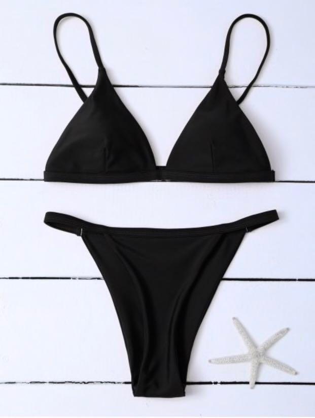 Zaful black bikini clearance