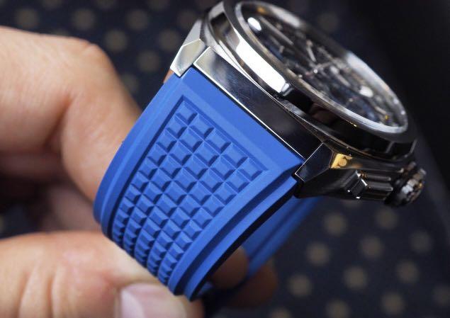 Zenith Defy El Primero 21 Blue Chronograph Titanium Rubber Strap