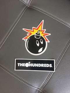 Brand new The Hundreds stickers