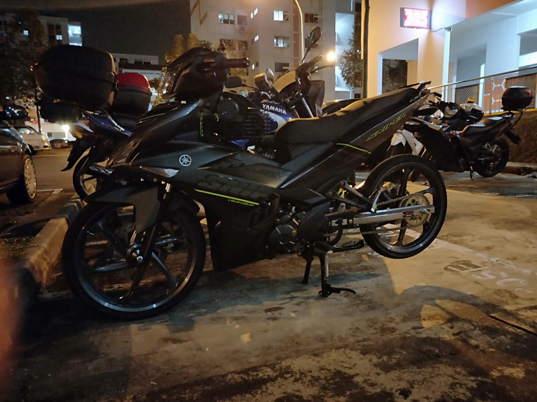 Sniper 150 Rim 6 Btg Gunmetal Grey Motorcycles Motorcycle Accessories On Carousell