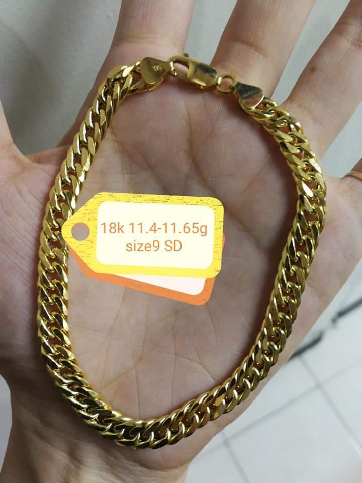 🌸Brand New Real 18K Saudi Gold Bracelet 🌸7”-8” Adjustable, 12.5mm  🌸💯Pawnable/Nasasangla po 🌸7.3 grams 🌸22,500 only | Instagram