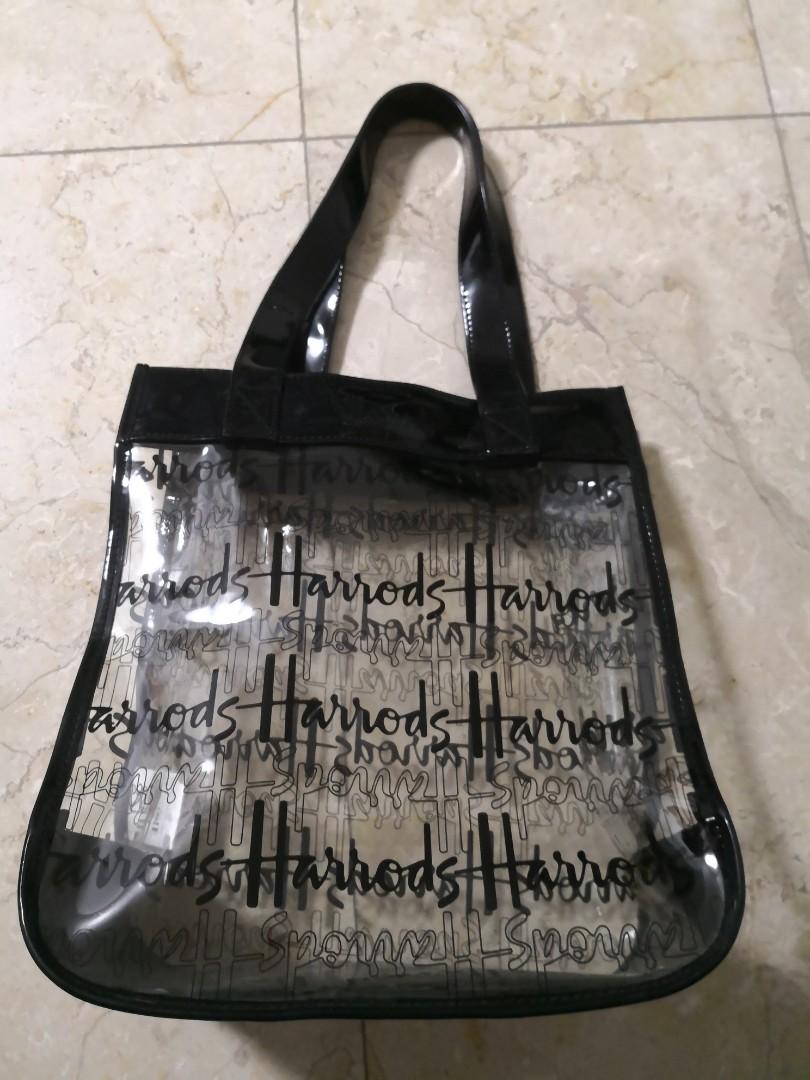 Harrods transparent bag outlet