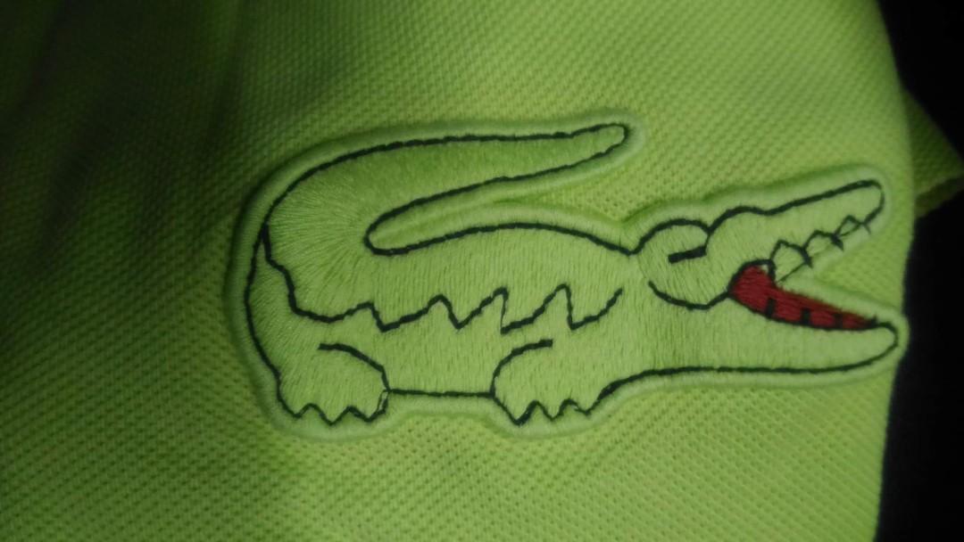AUTHENTIC LACOSTE BIG LOGO (Category: Tshirts & Polo Shirts ) located in Manila. Submitted by orly21 (Listing ID 205753375, Image 1). Description: Lacoste poloshirt big logo. Issues as seen on pics. Size 4 on tag but fits medium-large (20 width-length front 28 back 29) Presentable po Lacoste Penguin Ralph Lauren Fred Perry.