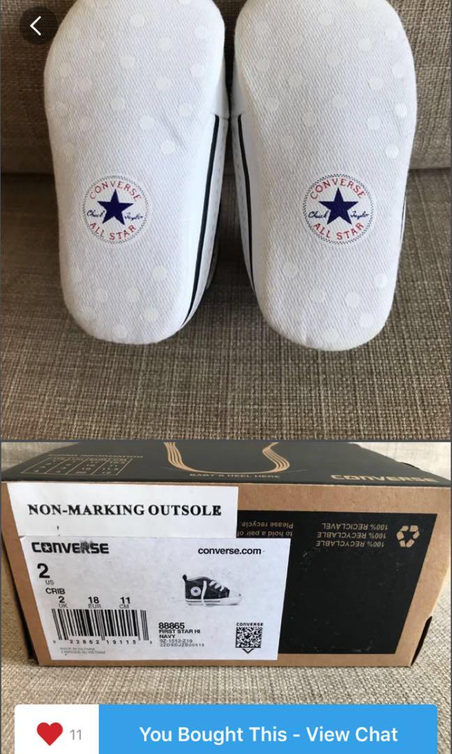 Converse prewalker baby best sale shoes