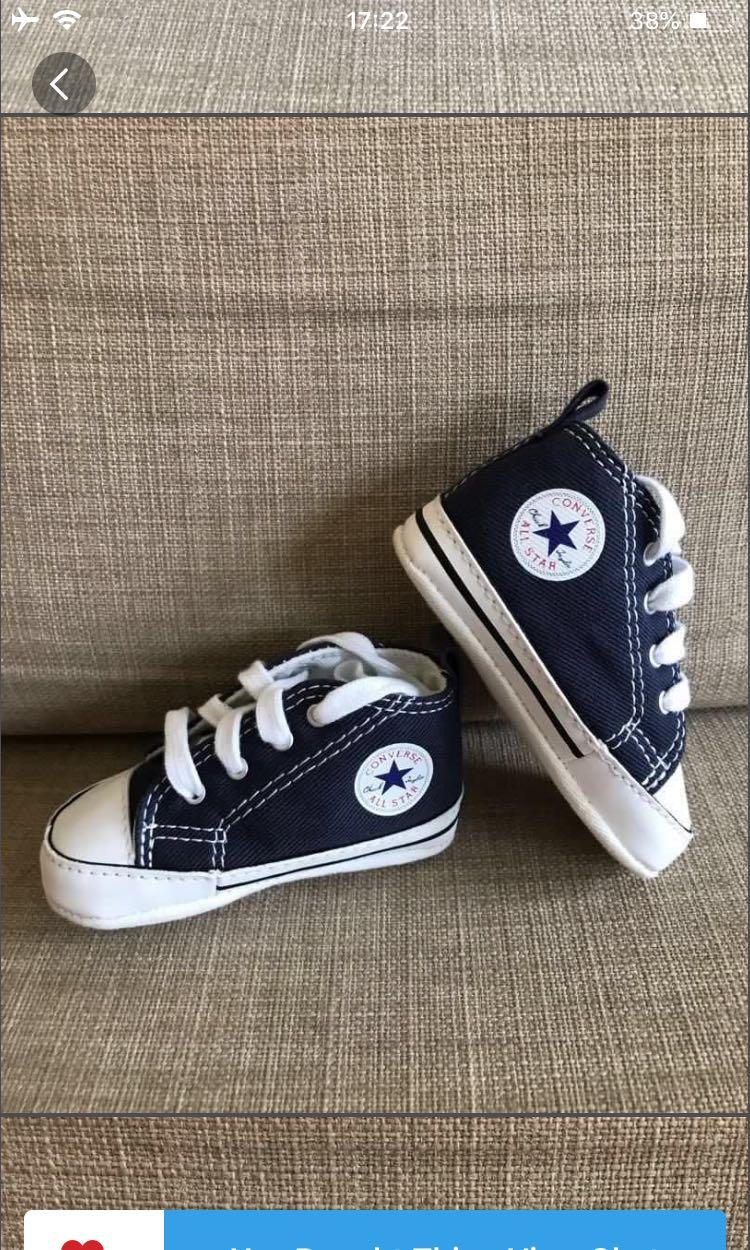 baby in converse