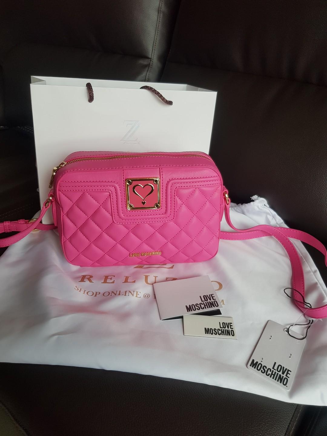 love moschino pink purse