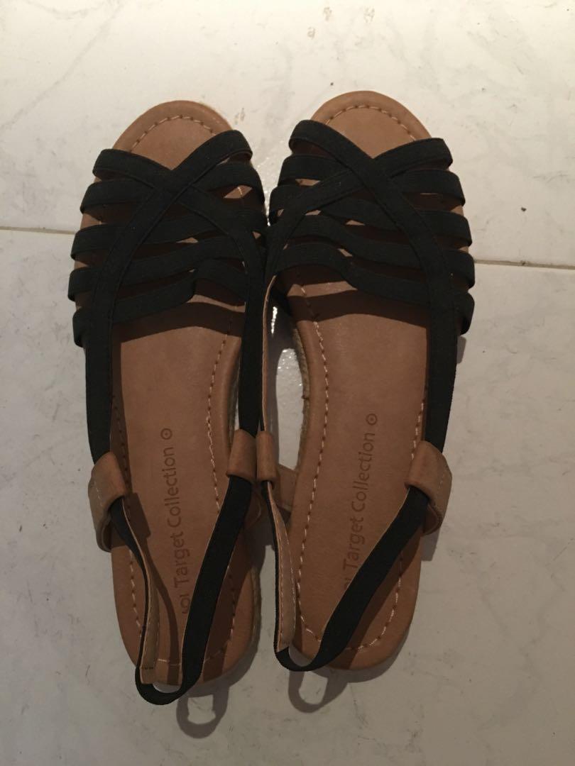 BN Target Collection Black Sandals 