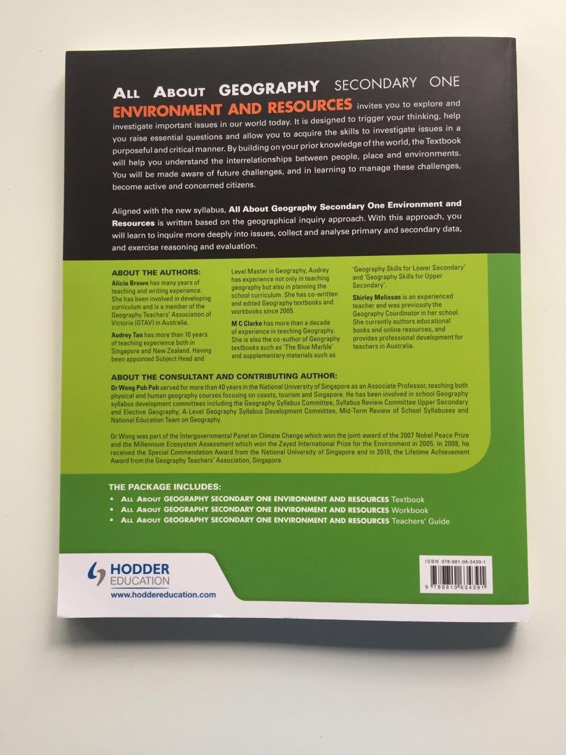 Brand New All About Geography Secondary One Environment And
