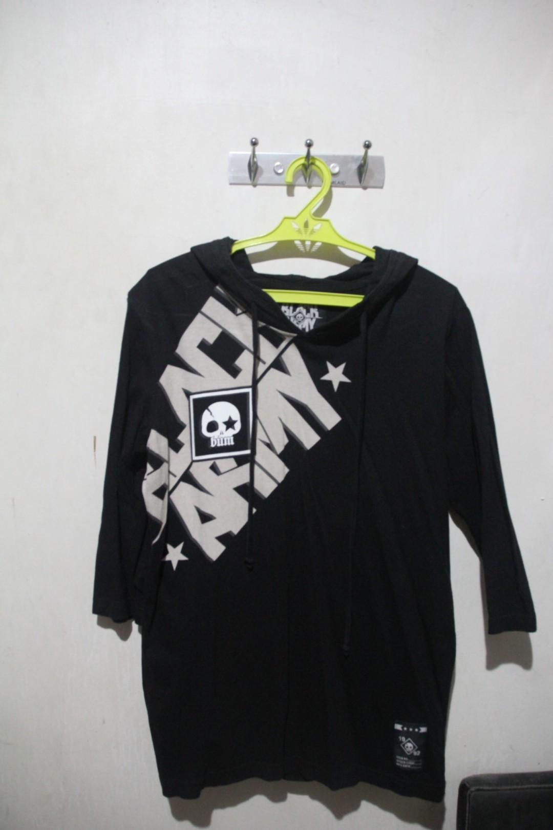 BUM Black Army Hoodie Shirt
