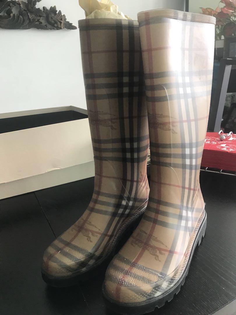 burberry rain boots cheap
