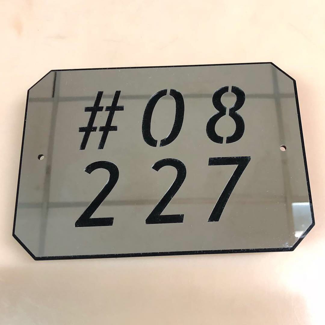 Customized laser cut Unit number, Hobbies & Toys, Stationery & Craft