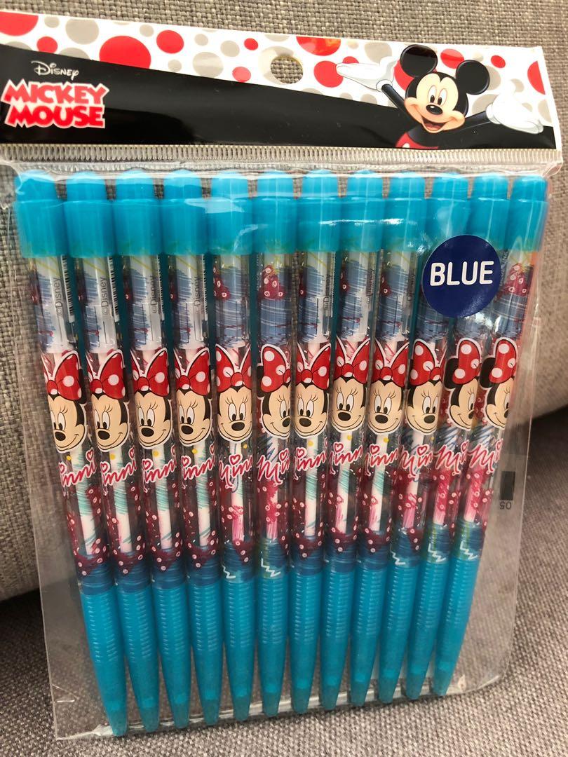 Disney Present Blue Ink Disney Gift Cute Pen Minnie Mouse Pink Pen Minnie Mouse Pen